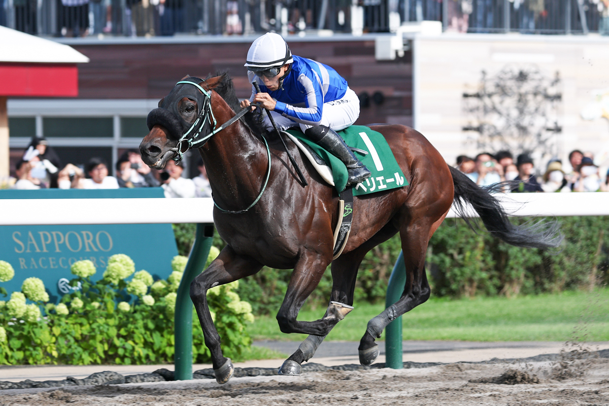 札幌の新馬戦、前走の函館・大沼S(L)に続き、北海道では3戦3勝。3歳春の勢いを完全に取り戻した