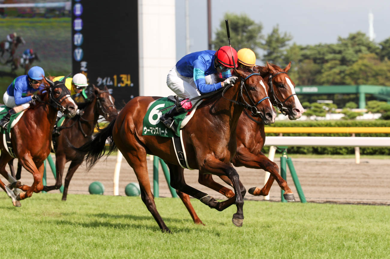 1番人気に応えて勝利し、デビューから2連勝となったウーマンズハート