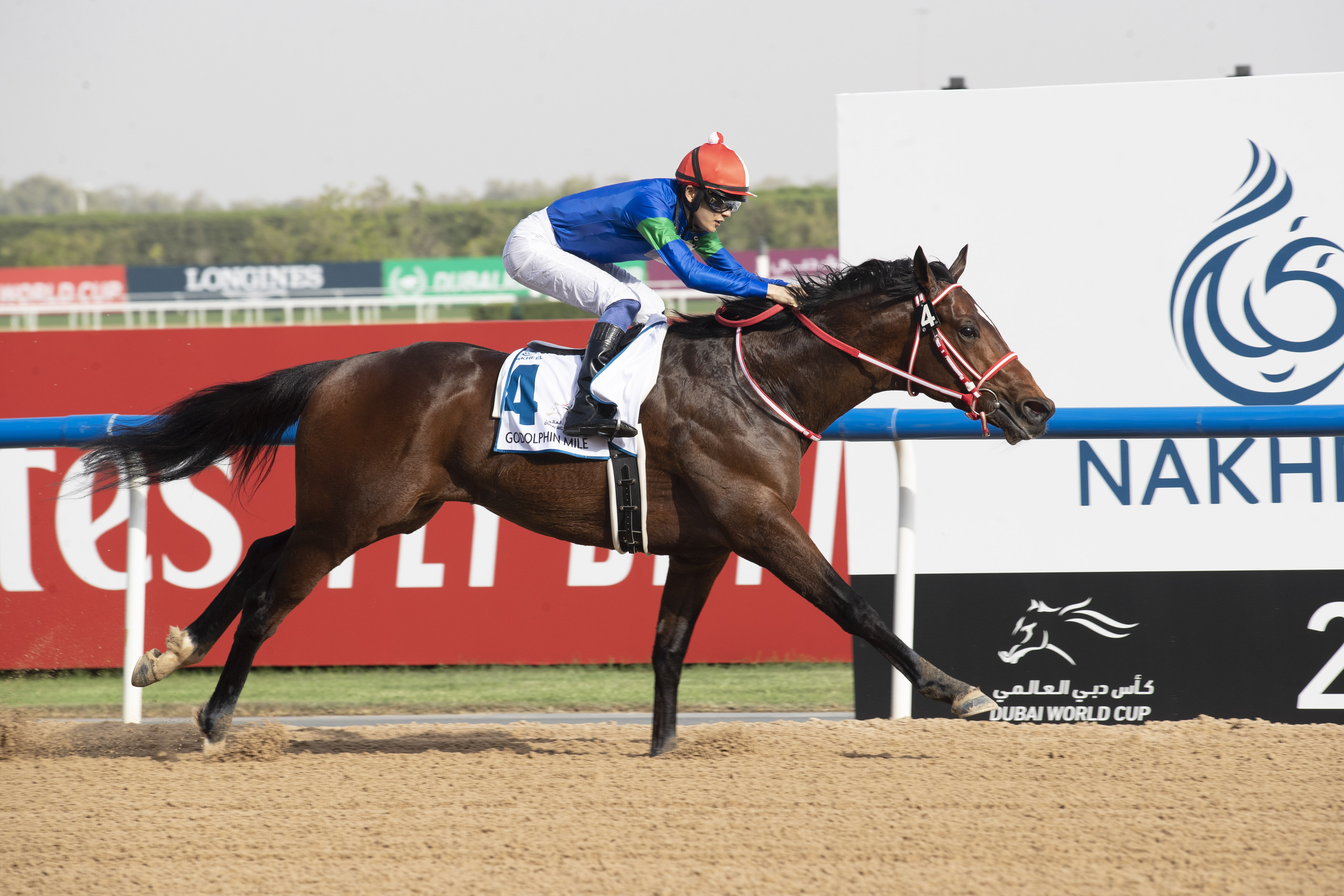 バスラットレオンが、日本勢の先陣を切った。 ©DUBAI RACING CLUB