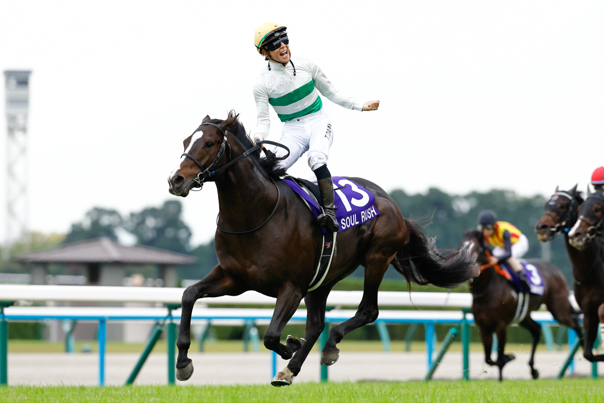 2023年マイルCS2着、香港マイル4着、2024年安田記念3着のソウルラッシュが念願のGⅠ初勝利