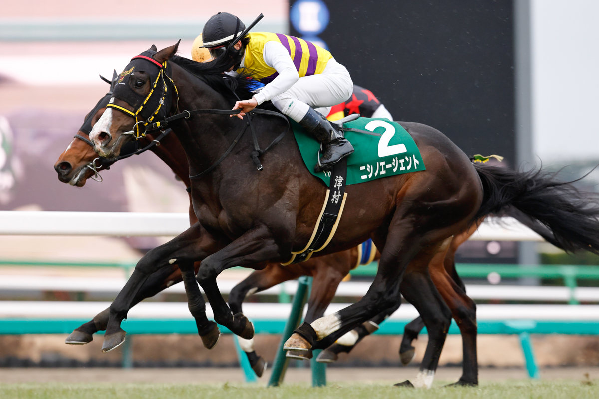 1000m通過は58秒3。先に抜け出したドラゴンブーストを、11番人気のニシノエージェントが鮮やかに差し切った