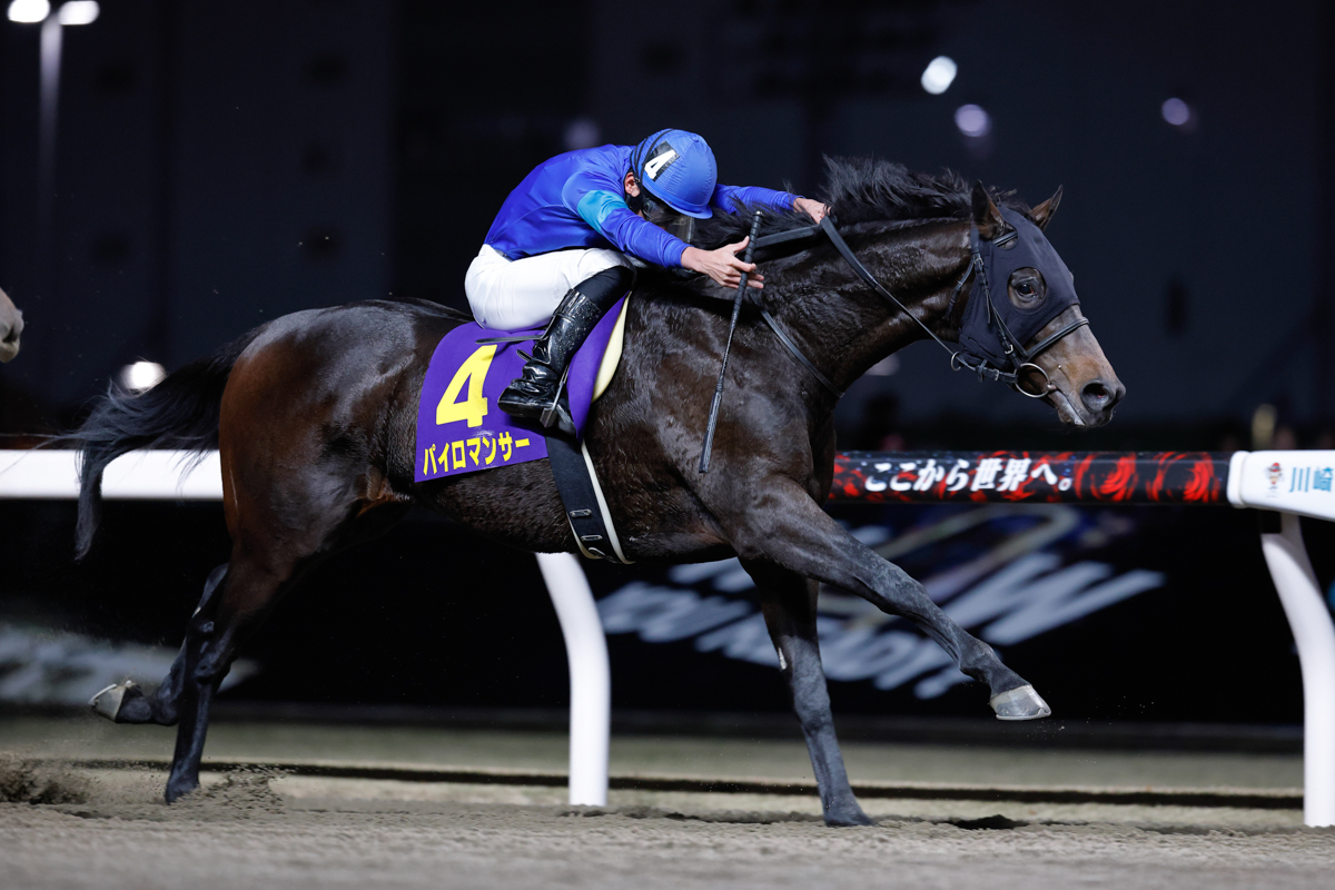 １番人気のベストグリーンに競り勝ち、ＪＢＣ２歳優駿勝ち馬タマモフリージアの猛追をクビ差退けた